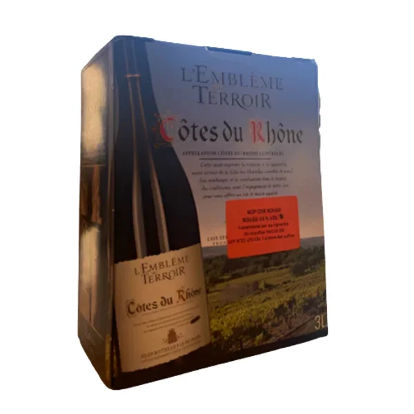 Le Gravillas – L’Emblème du Terroir – Côtes du Rhône – BIB 3 Litres